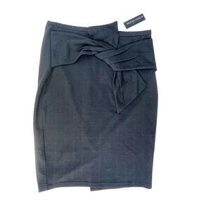 Brooke Shields Timeless, Size L, Black Midi Skirt